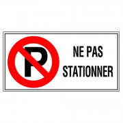 Panneau Ne Pas Stationner – Signalisation Interdiction Sécurité – Grand Format Résistant