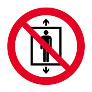 Panneau Ne Pas Utiliser Cet Ascenseur Pour des Personnes – Signalétique Sécurité – Résistant et Conf