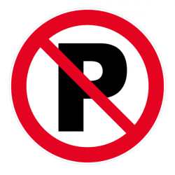 Panneau parking interdit