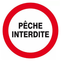 Panneau Pêche Interdite – Signalisation Zone Aquatique – Conforme ISO 7010 Panneau Pêche Interdite – Signalisation Zone Aquatique – Conforme ISO 7010