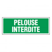 Panneau Pelouse Interdite – Signalétique Extérieure – Résistant et Conforme aux Normes