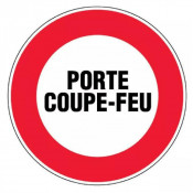 Panneau Porte Coupe-Feu – Signalisation Sécurité Incendie – Plastique Rigide Anti-UV