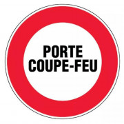 Panneau Porte Coupe-Feu – Signalisation Sécurité Incendie – Plastique Rigide Anti-UV