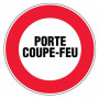Panneau Porte Coupe-Feu – Signalisation Sécurité Incendie – Plastique Rigide Anti-UV