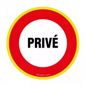 Panneau Privé – Haute Visibilité – Signalisation Accès Réservé ISO
