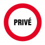 Panneau Privé – Signalétique d’Accès Réservé – Résistant et Conforme aux Normes ISO