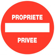 Panneau Propriété Privée – Accès Interdit – Conforme Norme ISO 7010