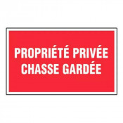 Panneau Propriété Privée Chasse Gardée – Signalétique Interdiction – Résistant et Conforme aux Norme