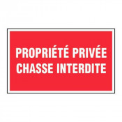 Panneau Propriété Privée Chasse Interdite – Signalétique Interdiction – Résistant et Conforme aux No