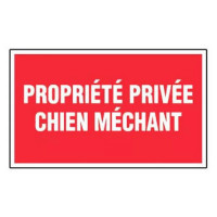 Panneau Propriété Privée Chien Méchant – Signalétique Sécurité – Résistant et Conforme aux Normes Panneau Propriété Privée Chien Méchant – Signalétique Sécurité – Résistant et Conforme aux Normes