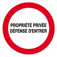 Panneau Propriété Privée Défense d’Entrer – Sécurité Accès Interdit – ISO 7010 Panneau Propriété Privée Défense d’Entrer – Sécurité Accès Interdit – ISO 7010
