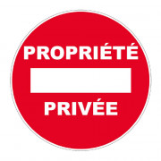 Panneau Propriété Privée – Signalétique d’Interdiction – Résistant et Conforme aux Normes ISO