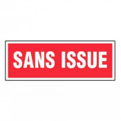 Panneau Sans Issue – Signalisation Accès Fermé – Plastique Rigide Anti-UV
