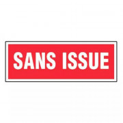 Panneau Sans Issue – Signalisation Accès Fermé – Plastique Rigide Anti-UV