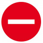 Panneau Sens Interdit – Sécurité Circulation – Conforme Norme ISO 7010
