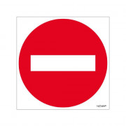 Panneau Sens Interdit – Signalisation Circulation Sécurité – Résistant Intérieur Extérieur