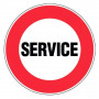 Panneau Service – Signalisation Zone Technique – Plastique Rigide Anti-UV