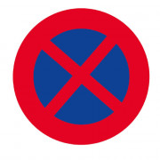 Panneau Stationnement et Arrêt Interdit – Signalétique Routière – Résistant et Conforme aux Normes I