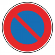 Panneau Stationnement Interdit – Signalisation Routière – Conforme ISO 7010