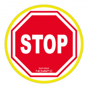 Panneau stop - Haute visibilité
