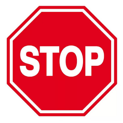 Panneau STOP Interdiction – Signalisation Sécurité – Conforme ISO 7010