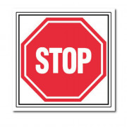 Panneau STOP – Signalisation Circulation Sécurité – Résistant Intérieur Extérieur