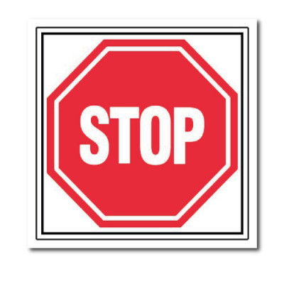 Panneau STOP – Signalisation Circulation Sécurité – Résistant Intérieur Extérieur