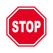 Panneau STOP – Signalisation Routière et Industrielle – Résistant et Conforme aux Normes ISO
