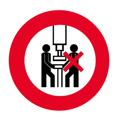 Panneau Une Seule Personne par Machine – Signalétique de Sécurité – Durable et Conforme aux Normes I