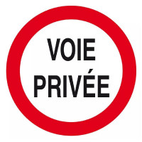 Panneau Voie Privée Circulation Interdite – Sécurité Site – Conforme ISO 7010 Panneau Voie Privée Circulation Interdite – Sécurité Site – Conforme ISO 7010