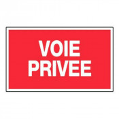 Panneau Voie Privée – Signalétique Interdiction – Résistant et Conforme aux Normes