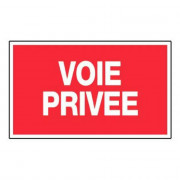 Panneau Voie Privée – Signalétique Interdiction – Résistant et Conforme aux Normes