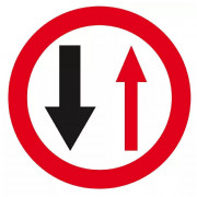 Panneau Vous N’êtes Pas Prioritaire – Sécurité Circulation – ISO 7010