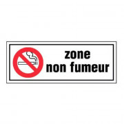 Panneau Zone Non Fumeur – Signalétique Interdiction – Résistant et Conforme aux Normes