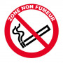 Panneau Zone Non-Fumeur – Signalisation Interdiction – Plastique ou Adhésif Anti-UV
