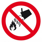 Signal d’Interdiction d’Éteindre avec de l’Eau – Sécurité Incendie – Panneau Rigide Conforme ISO 701
