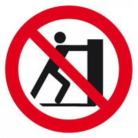 Signal d’Interdiction de Pousser – Sécurité et Prévention – Panneau Rigide Conforme ISO 7010 Signal d’Interdiction de Pousser – Sécurité et Prévention – Panneau Rigide Conforme ISO 7010