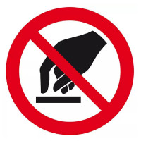 Signal d’Interdiction de Toucher – Prévention des Accidents – Panneau Rigide Conforme ISO 7010 Signal d’Interdiction de Toucher – Prévention des Accidents – Panneau Rigide Conforme ISO 7010