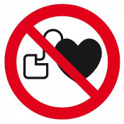 Signal d’Interdiction Entrée Interdite aux Porteurs d’un Stimulateur Cardiaque – Sécurité Électromag