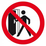 Signal Entrée Interdite – Sécurité et Accès Restreint – Panneau Rigide Conforme ISO 7010