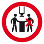 Signal Interdit à Plus d’Une Personne – Sécurité et Accès Limité – Panneau Rigide Conforme ISO 7010