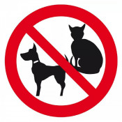 Signal Interdit aux Animaux – Hygiène et Sécurité – Panneau Rigide Conforme ISO 7010