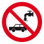 Signal Interdit de Laver les Voitures – Panneau Rigide ou Adhésif – Signalisation Conforme ISO 7010