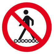 Signal Interdit de Monter sur le Tapis Roulant – Sécurité et Prévention – Panneau Rigide Conforme IS
