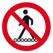 Signal Interdit de Monter sur le Tapis Roulant – Sécurité et Prévention – Panneau Rigide Conforme IS