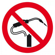 Signal Interdit de Souder – Prévention des Risques – Panneau Rigide Conforme ISO 7010