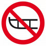 Signal Luge Interdite – Prévention des Accidents – Panneau Rigide Conforme ISO 7010