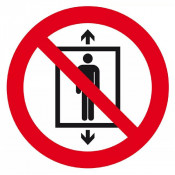 Signal Ne Pas Utiliser Ascenseur Personnes – Sécurité Bâtiment – ISO 7010