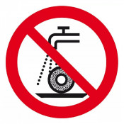 Signal Ne Pas Utiliser pour Rectification Humide – Sécurité – ISO 7010