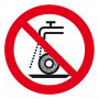 Signal Ne Pas Utiliser pour Rectification Humide – Sécurité – ISO 7010